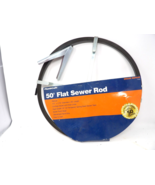Plumbcraft Flat Sewer Rod  1/2&quot; W x 1/16&quot; T x 50&#39; - $44.55