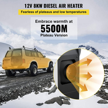 All in One, One Air Outlet, 8KW Diesel Heater 12V, Fast Heating, Diesel Parking - £174.54 GBP