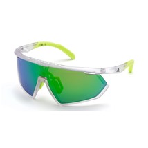 ADIDAS SP0001 26Q Green Crystal/Gray Mirrored And Orange 135--135 Sunglasses ... - £39.77 GBP