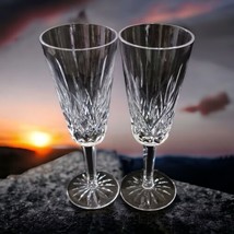 Waterford Crystal Lismore Champagne Flutes Cordial Glasses Set Ireland E... - £70.39 GBP