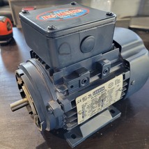 Leeson IEC Metric Motor 192027.00 0.25 KW .33 HP 3430/2760 RPM D63C FR N... - $187.11