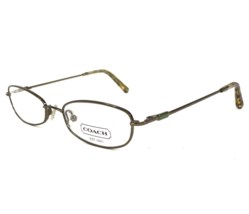 Coach Brille Rahmen KIERNAN 119 OLIVE Grün Gold Oval Draht Felge 49-17-135 - $74.23