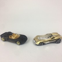 Hot Wheels Ford GTX1 Black &amp; Gold - Cul8r Gold &amp; Silver - £8.41 GBP
