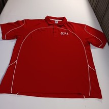 Russell Athletic Dri-Power BCAA Men's Red Polo Shirt Short Sleeve Size 2XL image 10