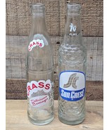 Vintage Pair Of SUN CREST And CRASS 12 Ounce Soda Pop Bottles - Great Co... - $449.55 MXN