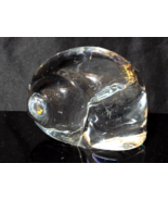 Vintage 3” Blown Crystal Glass Seashell Snail Shell Paperweight - Unknow... - €8,38 EUR