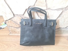 KURT GEIGER  Saffiano London Leather Tote Bag Black  (k Removed) Express... - $27.00