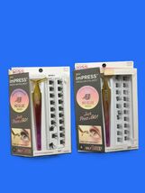 Kiss imPRESS Press-On 88171 Falsies Cluster Eyelashes Kit Black Reusable... - $19.99