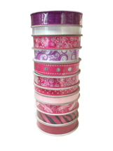 Lot of 11 Rolls Celebrate It! Value Pack of Ribbon - New - $19.30