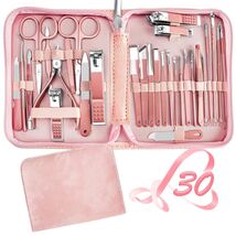 Complete 30 in 1 Manicure Set with Carbon Steel Tools - Perfect for All ... - $20.74