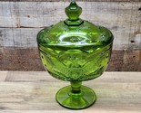 L E Smith Eagle And Stars Pedestal Compote With Lid - Vintage, HTF - SHI... - $39.95