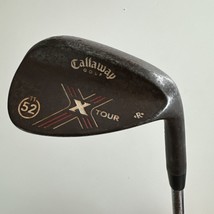 Callaway X Tour Raw Finish 52-11 52° Gap Wedge Stepped Steel Wedge Flex - £24.46 GBP