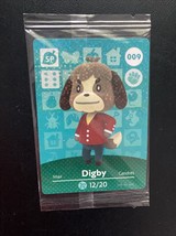 Digby 009 Animal Crossing Amiibo Card AUTHENTIC Series 1 Card - $5.79