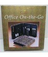 Office On The Go Zippered Case w Assorted Office Essentials- Stapler, Ta... - $268.59 MXN