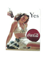 Coca-Cola Tin Sign Bathing Beauty Yes- Brand New - £8.68 GBP