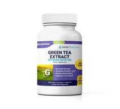 Marine Essentials Green Tea Extract - For Weight Loss | Antioxidant -1 Bottle - £14.28 GBP