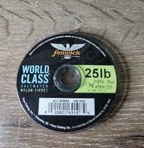 Fenwick World Class Saltwater Nylon Tippet, 25 Lb, 25 yds - £6.83 GBP