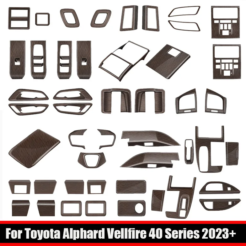 LHD RHD For Toyota Alphard Vellfire 40 Series 2023 2024 ABS Wood interior - $20.88+