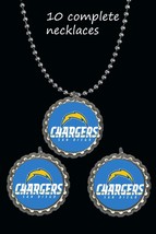 San Diego chargers Necklaces football party favors lot of 10 necklace nfl - $8.90