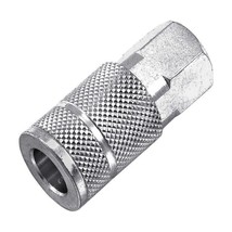 Forney 75485 TRU-FLATE Compatible Air Fitting Coupler, 3/8&quot; X 1/4&quot; Female Npt - £7.60 GBP