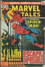Marvel Tales #48 VINTAGE 1973 Marvel Comics Reprints Amazing Spider-Man 65 - £7.89 GBP