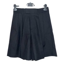 Banana Republic Lido Italian Wool Bermuda Short 2 Black Pleated #580404-... - $45.00