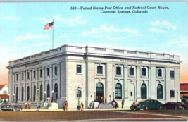 United States Post Office and Federal Court House Colorado Postcard Posted 1950 - £8.87 GBP