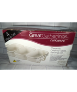 4 Piece Set Great Gatherings Cookware Ceramic Oven To Table Serving Set ... - $67.17 CAD