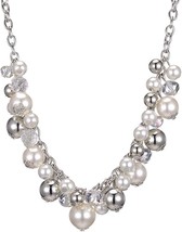 Fashion Jewelry with Pearl and Crystal Bead - £23.89 GBP