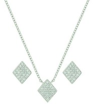 Montana Silversmiths Iced Jewelry Set Necklace and Earrings  - £15.71 GBP