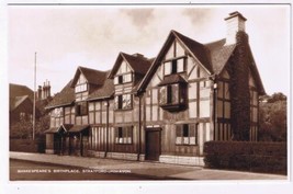 United Kingdom UK Postcard RPPC Stratford Upon Avon Shakespeare&#39;s Birthplace - £1.68 GBP