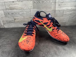 Nike Zoom Rival S Track and Field Sneakers Men 9M Shoes Orange Yellow 90... - $513.34 MXN