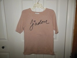 Ladies Elle Brand Light Pink Sweater Medium J Adore - £10.17 GBP