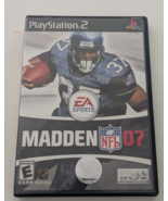 Madden NFL 07 PS2 PlayStation 2  With Manual - $17.64 CAD