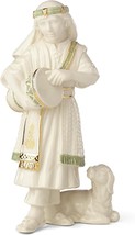 Lenox First Blessing Little Drummer Boy Figurine Lamb Nativity Gold Accent NEW - £67.35 GBP