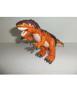 Vintage RARE 2004 Mattel IMAGINEXT Orange Razor T-Rex Dinosaur Action Fi... - $49.45