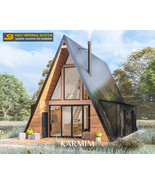 3 Bedroom 800 sq.ft, A Frame Cabin DIY Plans - $72.00