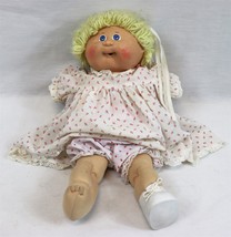 VINTAGE 1980s Xavier Roberts Cabbage Patch Kids 16" Blue Eyed Blonde Plush Doll - $49.49