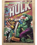 Marvel Hulk vs Wolverine Metal Sign 13x9 Embossed Cover Art Open Road Brand - $179.15 MXN
