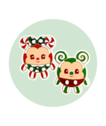 Minnie Mouse and Mickey Mouse Disney Pins: Advent Peppermint Munchlings - $84.90