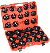 30Pcs Oil Filter Cap Wrench Cup Socket Tool Set Mercedes Bmw Vw Audi Volvo Ford - £77.86 GBP