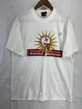 Vintage Adidas 1995 Nebraska National Champs Husker XL Men&#39;s T-Shirt Uni... - $52.24