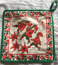 Single Nisse Tomte Pot Holder Jul Norway Denmark Christmas New - $19.30