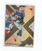 Rob Gronkowski (New England Patriots) 2017 Panini Donruss Elite Card #66 - £3.92 GBP