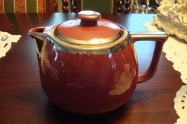 Compatible with Hall China 10 cup Big Boy coffee, Maroon color with plat... - $46.05