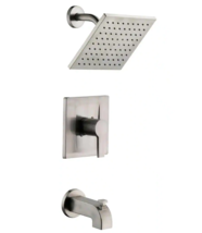 Glacier Bay 1002 356 808 Modern Tub and Shower Faucet - Brushed Nickel - READ - £70.10 GBP