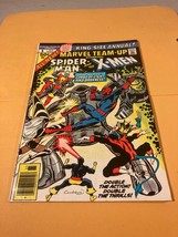 1976 Marvel King Size Annual #1 Marvel Team-Up Spider Man and X-Men Comic - £10.18 GBP