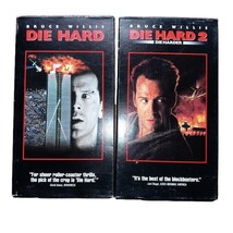 Die Hard &amp; Die Hard 2 VHS Movies Bruce Willis Drama Action R - £6.19 GBP