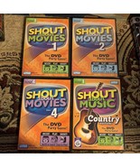 Lot of 4 Shout About DVDs, 3 Shout About Movies + 1 Music, Party Games /... - £16.98 GBP