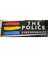 Bumper Sticker The Police Synchronicity NEW Original 1983 11&quot;x3 1/2&quot; Sting - $282.06 MXN